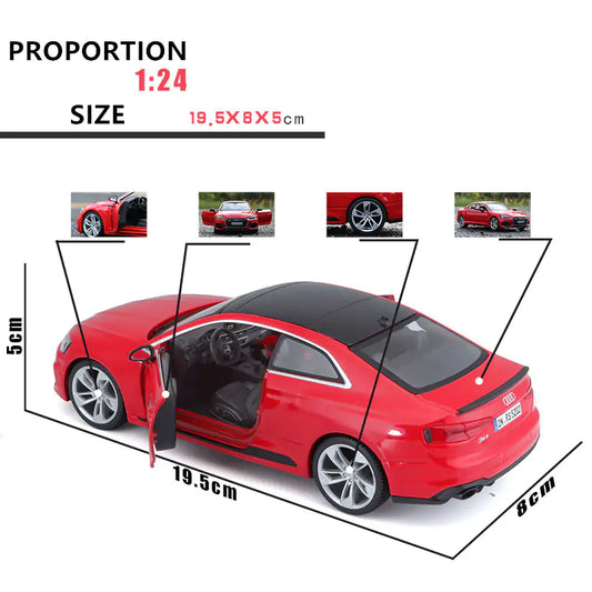 Audi RS5 Simulation Alloy Car Model