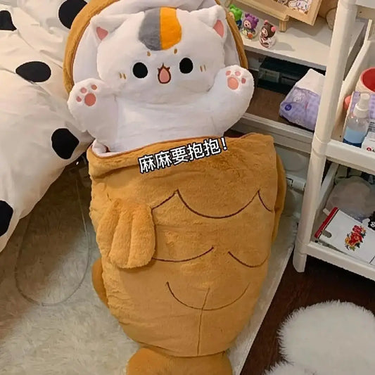 Taiyaki Doll Cat Pillow Plush Toy