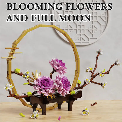 Full Moon Flowers Bricks Toy