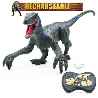 RC Electric Walking Jurassic Dinosaur Simulation Velociraptor