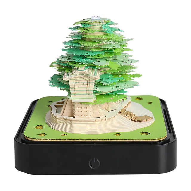 Omoshiroi Block 3D Notepad Sakura Treehouse