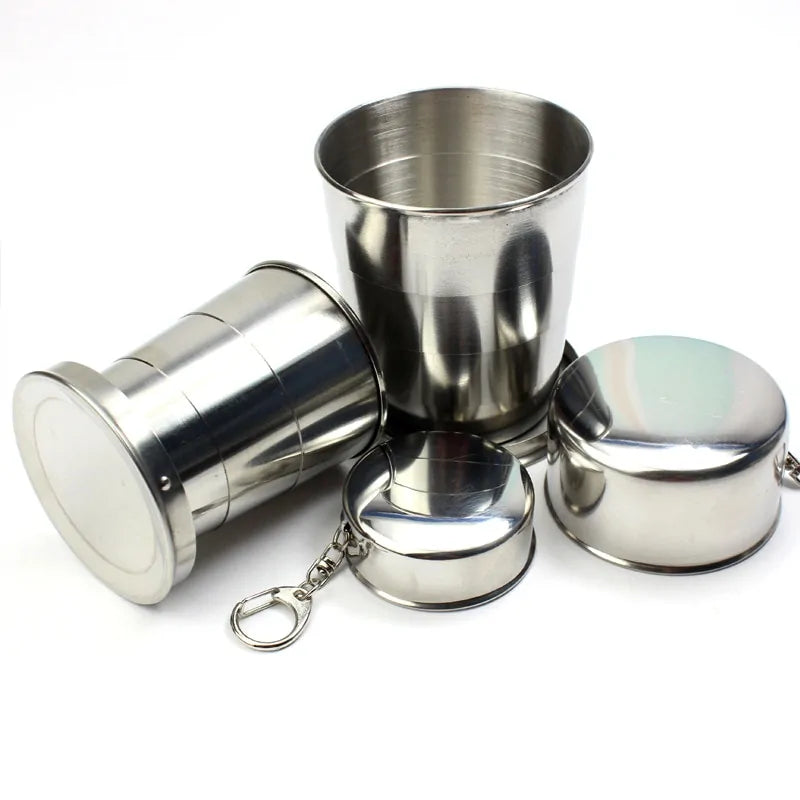 Stainless Steel Camping Folding Cup