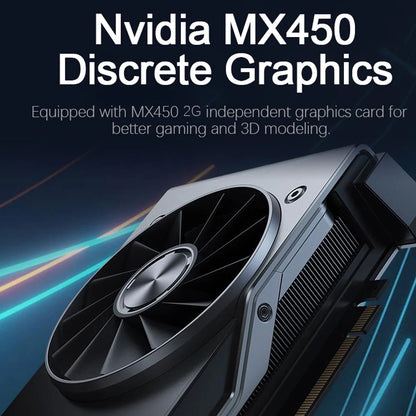 CRELANDER i7 Gaming Laptop 15.6 Inch IPS Screen Intel 11th Gen i7-1135U Nvidia Geforce MX450 GPU Gamer Notebook Computer