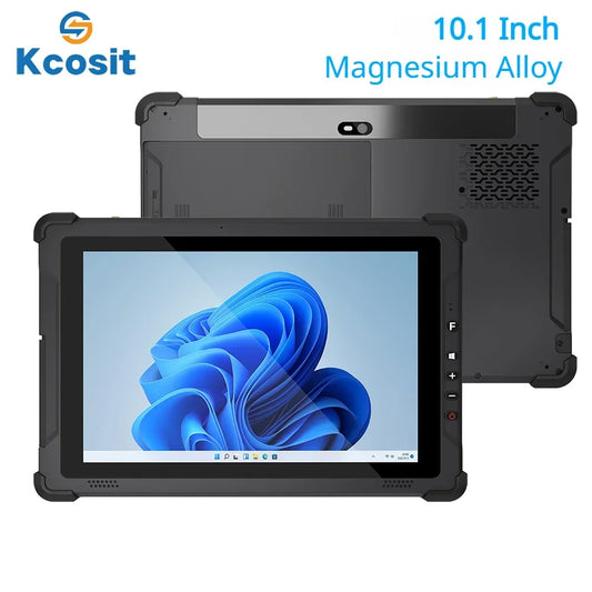 Kcosit K12A Metal Ruggedized Durable Tablets Windows 11 Vehicle-Mounted Computer 10.1" Intel Core I7-1255U 16GB RAM 4G lte GPS