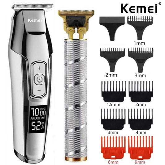Kemei Original machine T9 Hair cutting machine Clippers Electric shaver for men kemei Clipper trimmer for men USB charging Hair