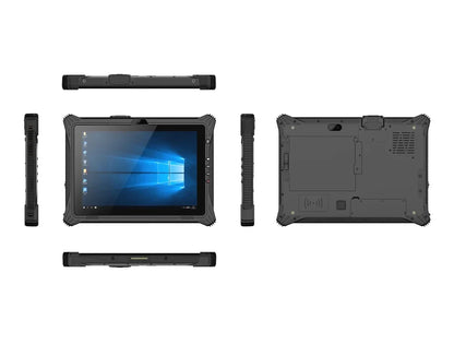 Kcosit K10J Rugged Windows Tablet PC Industrial Computer 10.1" Intel JASPER LAKE N5105 16GB RAM RJ45 GPS Hot Swappable Battery