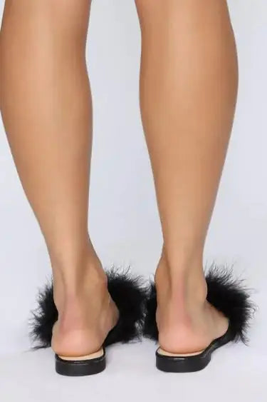Women's Fur Slide Sandals
