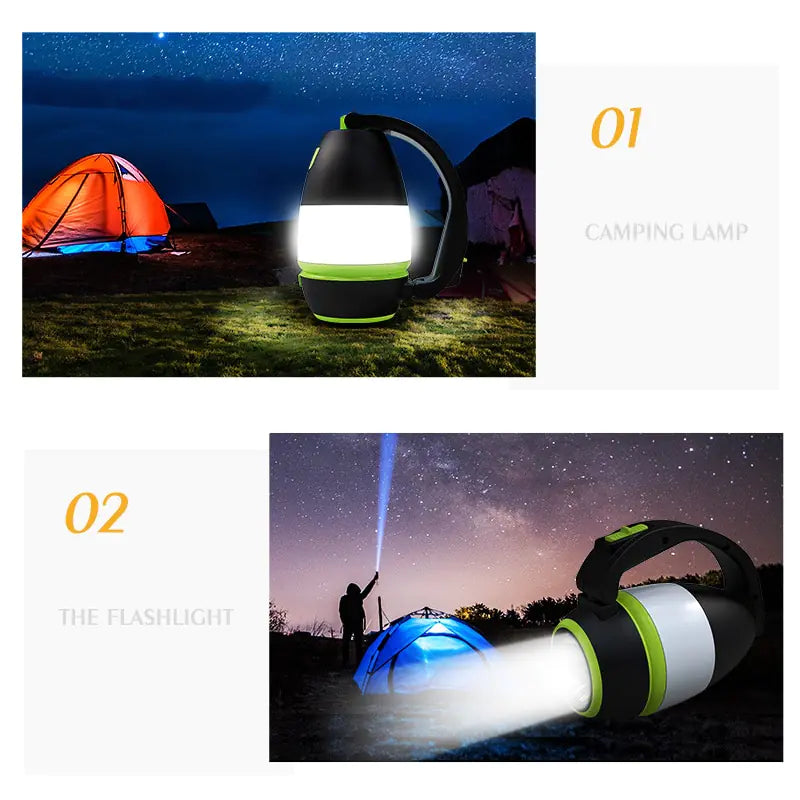 Multi-Function Led Usb Rechargeable Camping Light