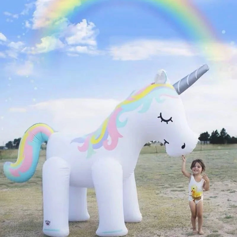 Inflatable Unicorn Water Spray