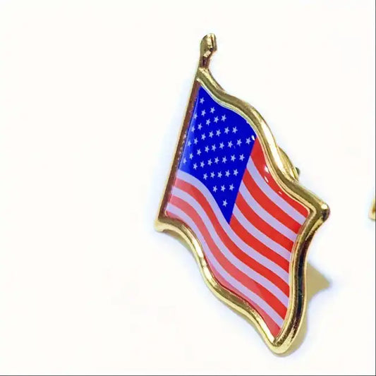 4 American Flag Pins
