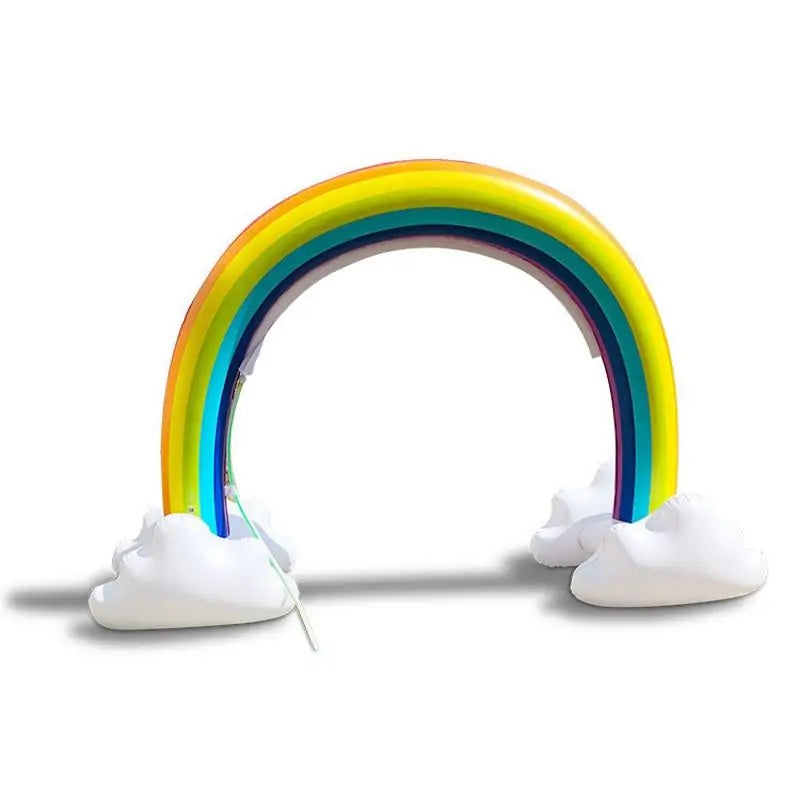 Ginormous Rainbow Cloud Sprinkler Giant Inflatable