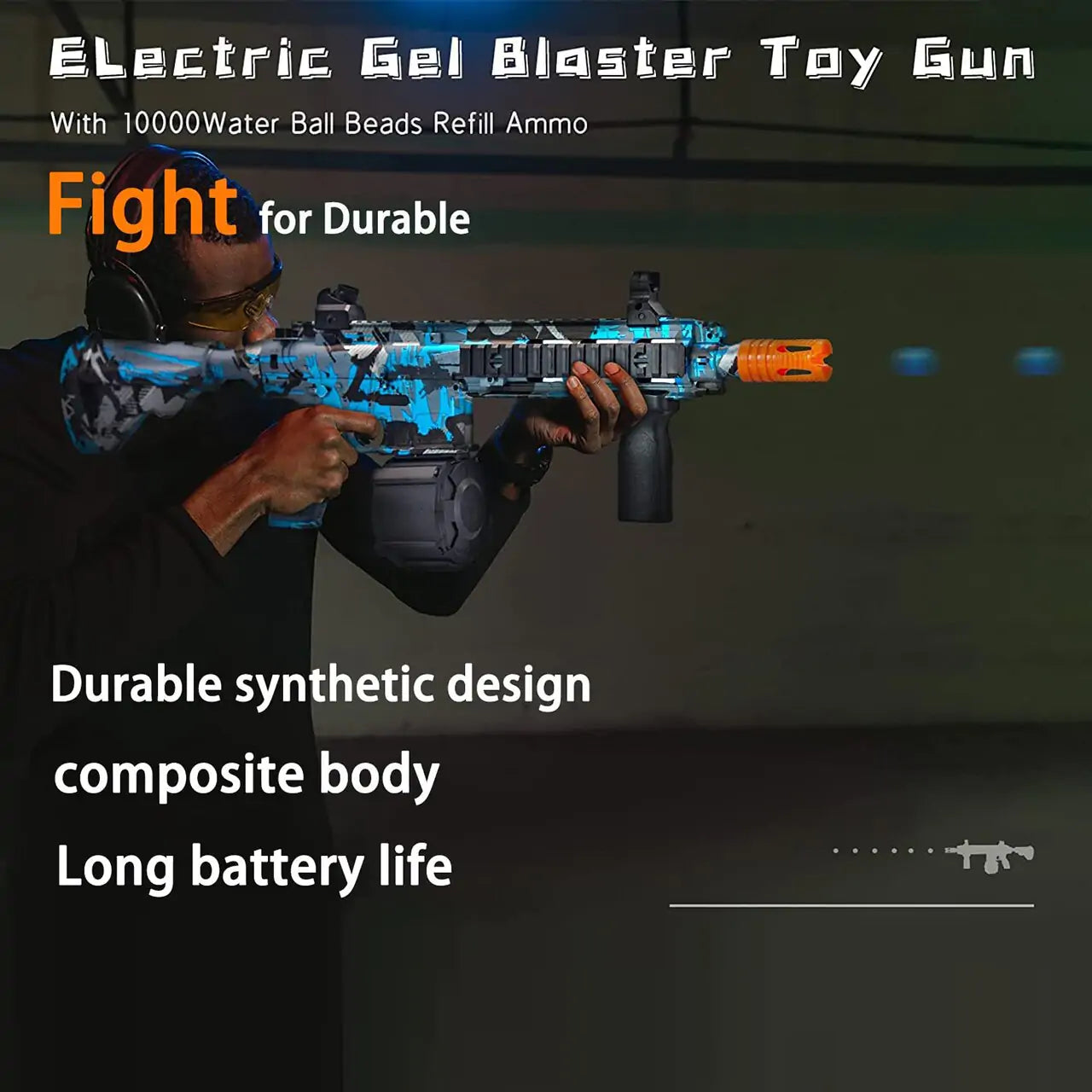 New M416 Manual Electric Splatter Gun